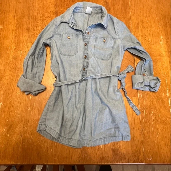 Girls Carter’s Jean Button Shirt and Pants Outfit Size 6 - Picture 4 of 12